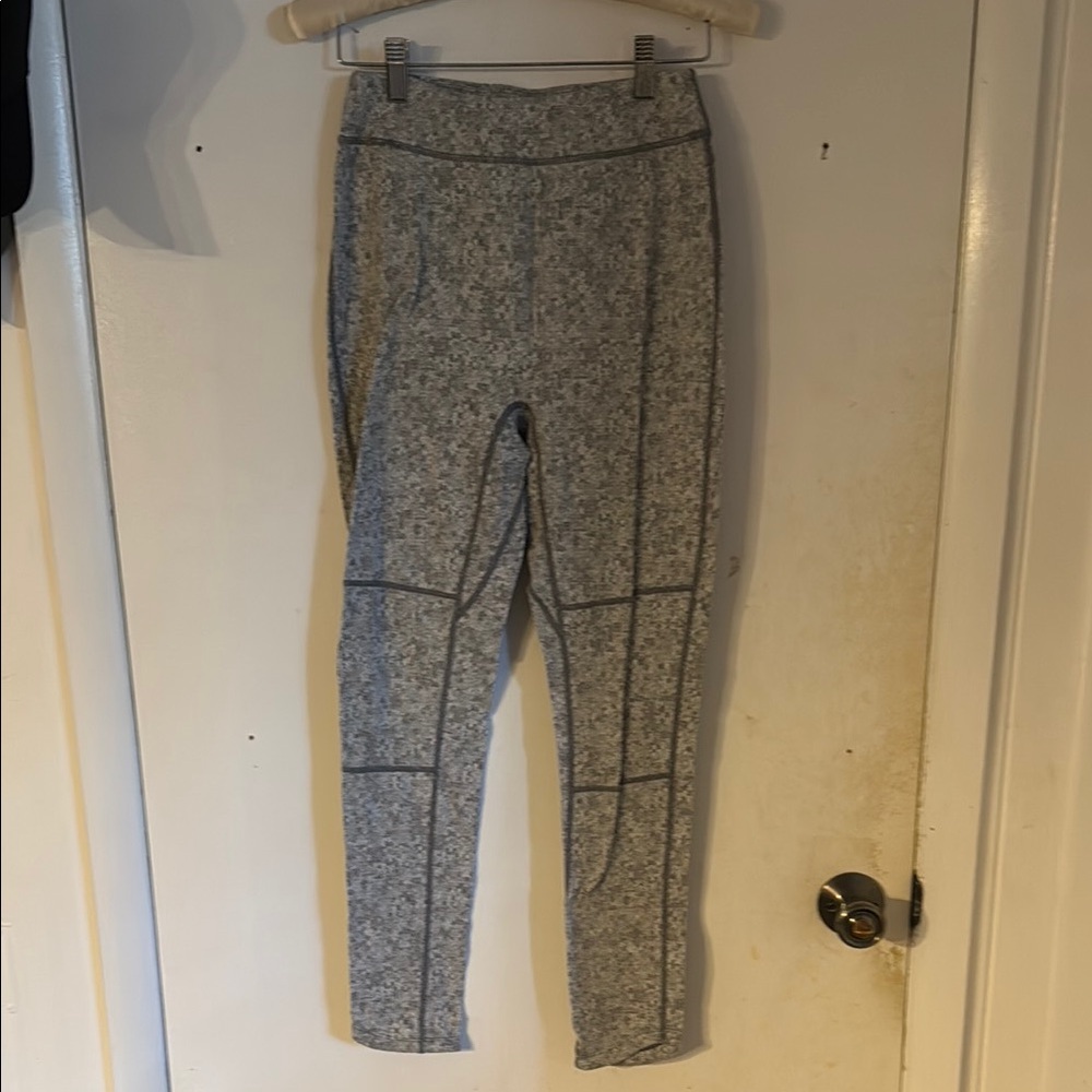 Gray Patterned Leggings
